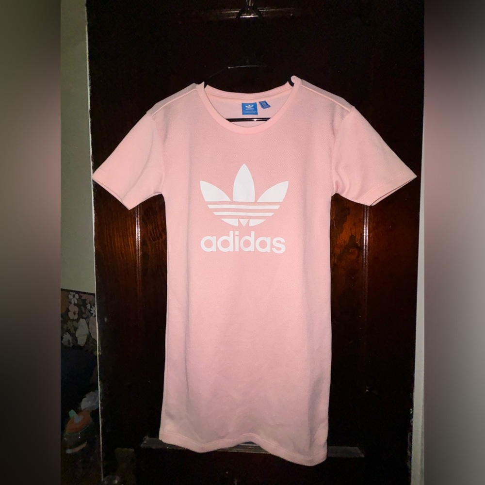 Pink Adidas T-Shirt Dress